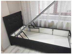 TEK KİŞİLİK SANDIKLI BAZA KUMAŞ
